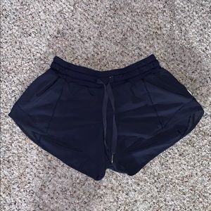 Lululemon Navy Hotty Hot Shorts